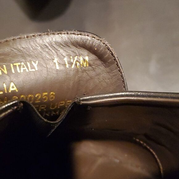 BRUNO MAGLI  Black Leather Mens Loafers - Size 11 1/2 - Picture 9 of 9